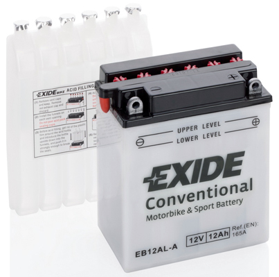 Baterie moto 12ah 165a 12v EXIDE EB12AL-A