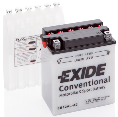 Baterie moto 12ah 165a 12v EXIDE EB12AL-A2