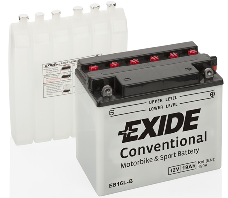 Baterie moto 19ah 190a 12v EXIDE EB16L-B