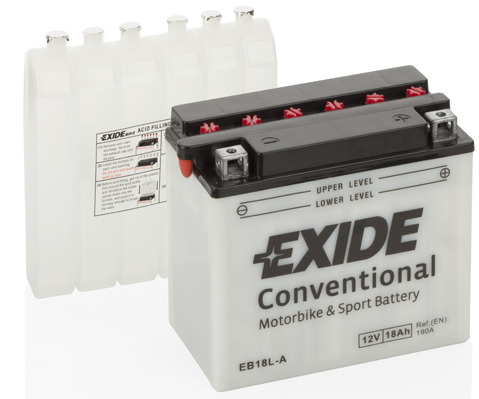Baterie moto 18ah 190a 12v EXIDE EB18L-A
