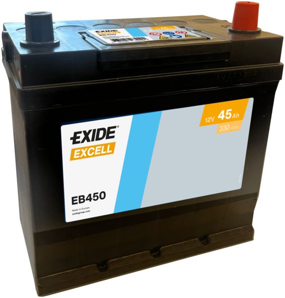 Baterie auto 45ah 330a 12v EXIDE EB450
