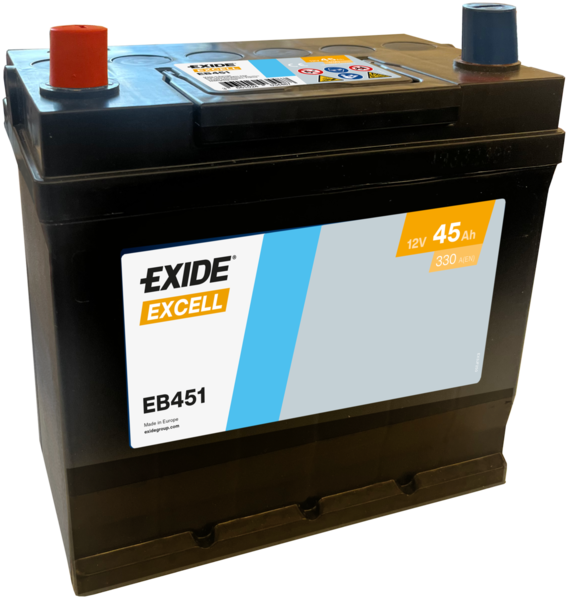 Baterie auto 45ah 330a 12v EXIDE EB451