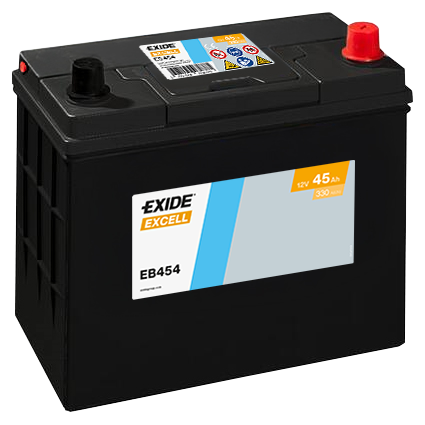Baterie auto 45ah 330a 12v EXIDE EB454