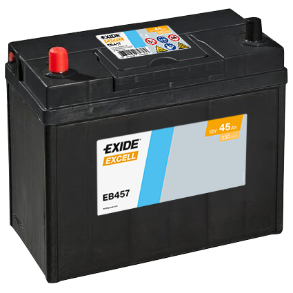 Baterie auto 45ah 330a 12v EXIDE EB457