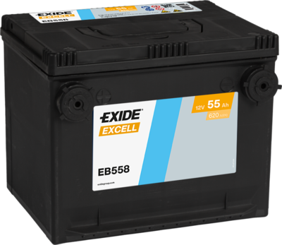 Baterie auto 55ah 620a 12v EXIDE EB558