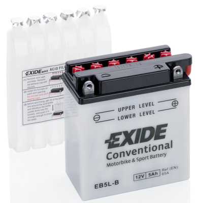 Baterie moto 5ah 65a 12v EXIDE EB5L-B