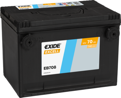 Baterie auto 70ah 740a 12v EXIDE EB708