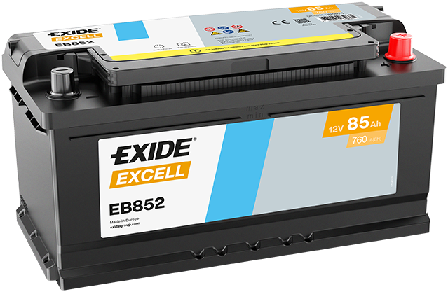 Baterie auto 85ah 760a 12v EXIDE EB852