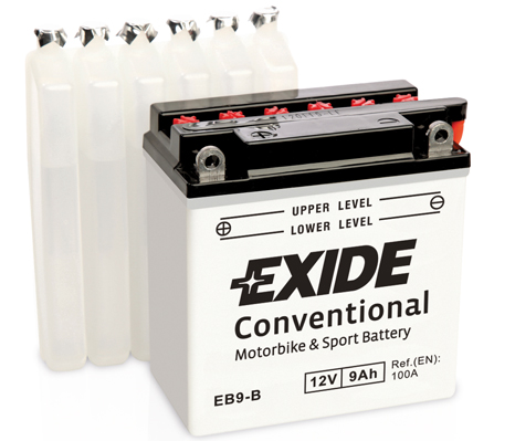 Baterie moto 9ah 100a 12v EXIDE EB9-B