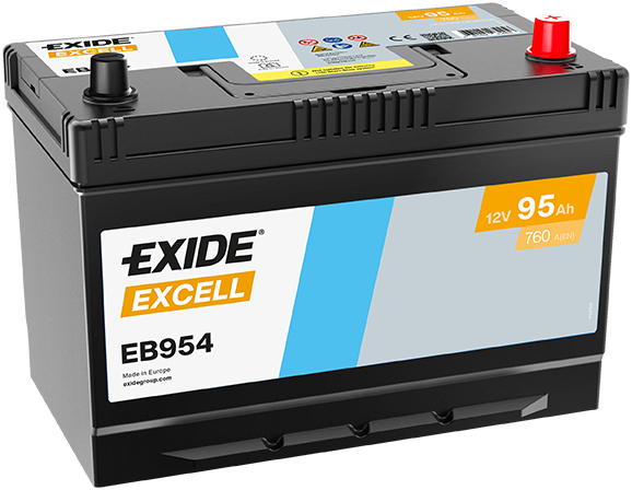 Baterie auto 95ah 760a 12v EXIDE EB954