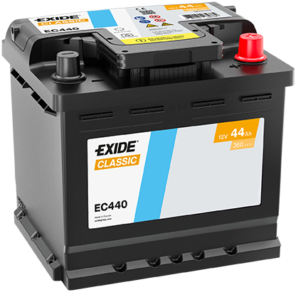 Baterie auto 44ah 360a 12v EXIDE EC440