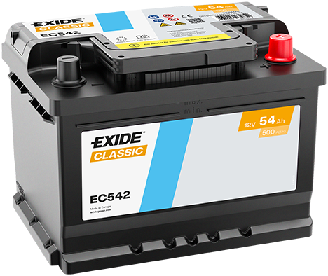 Baterie auto 54ah 500a 12v EXIDE EC542
