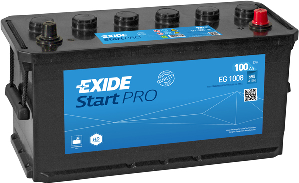 Baterie camion 100ah 680a 12v EXIDE EG1008