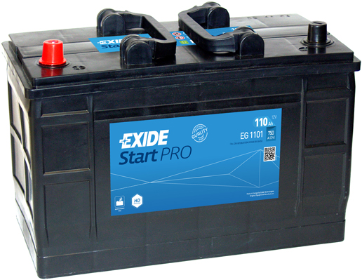 Baterie auto 110ah 750a 12v EXIDE EG1101