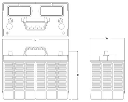 Baterie camion 110ah 950a 12v EXIDE EG110B