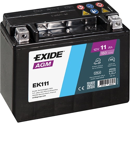Baterie auxiliara 11ah 150a 12v EXIDE EK111