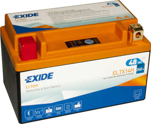 Baterie moto 4ah 240a 12v EXIDE ELTX14H