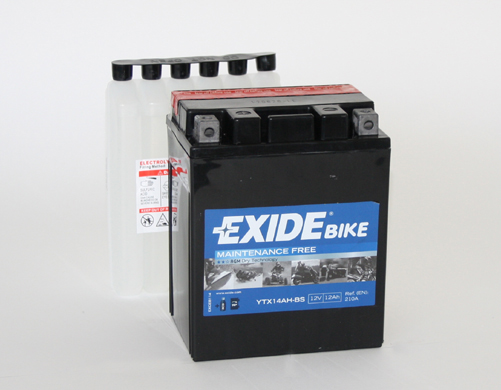Baterie moto 12ah 210a 12v EXIDE ETX14AH-BS