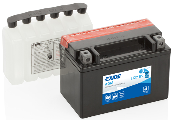 Baterie moto 8ah 120a 12v EXIDE ETX9-BS