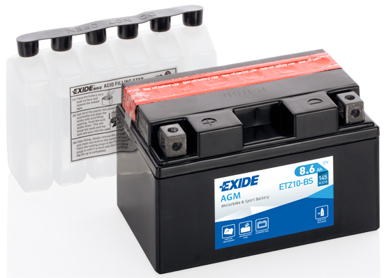 Baterie moto 9ah 145a 12v EXIDE ETZ10-BS