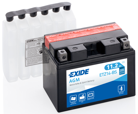 Baterie moto 11ah 205a 12v EXIDE ETZ14-BS