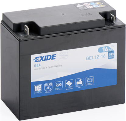 Baterie moto 16ah 100a 12v EXIDE GEL12-16
