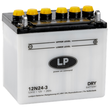 Baterie moto 24ah 200a 12v Landport Batteries LB 12N24-3