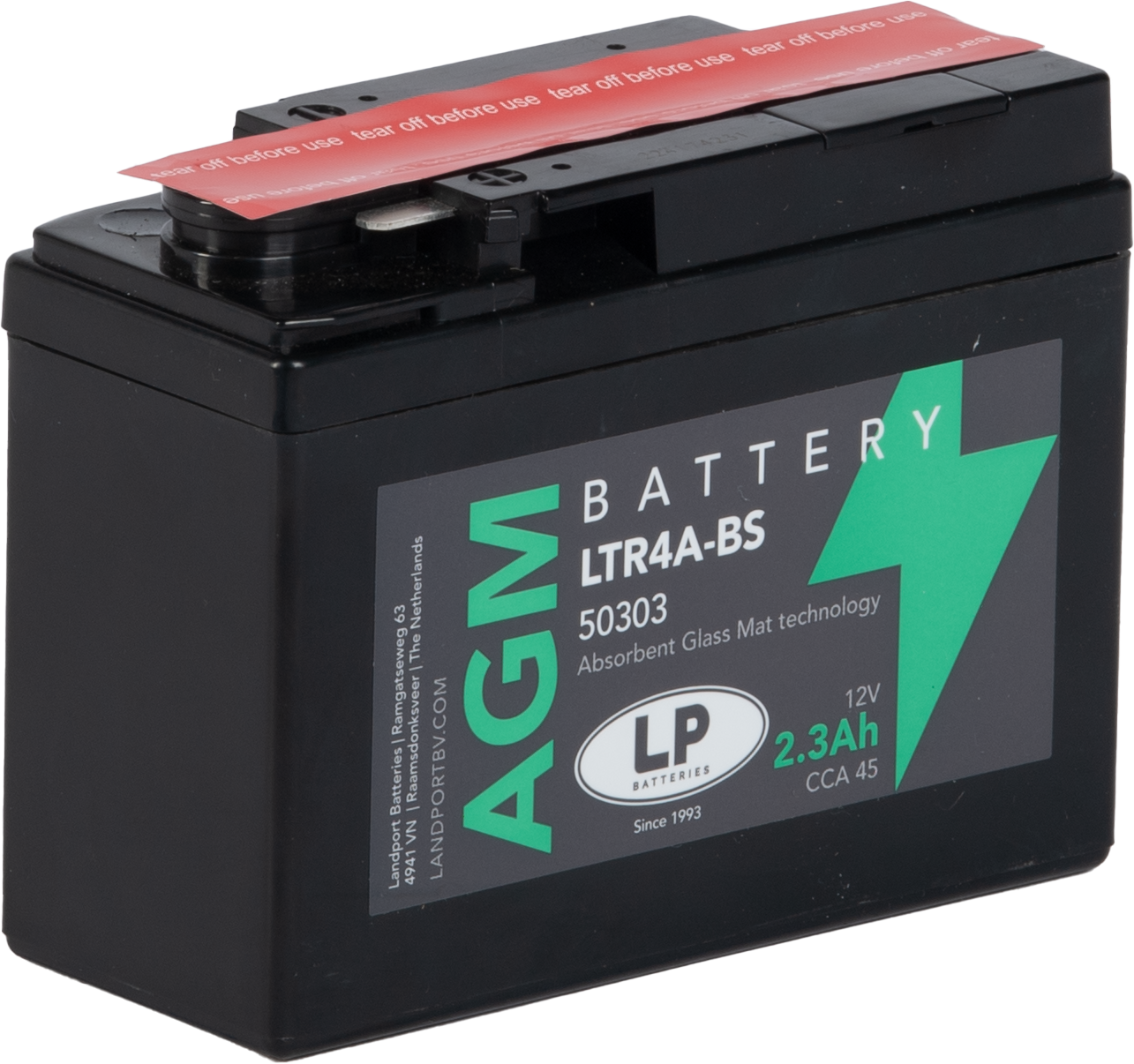 Baterie moto 2,3ah  12v Landport Batteries MA LTR4A-BS