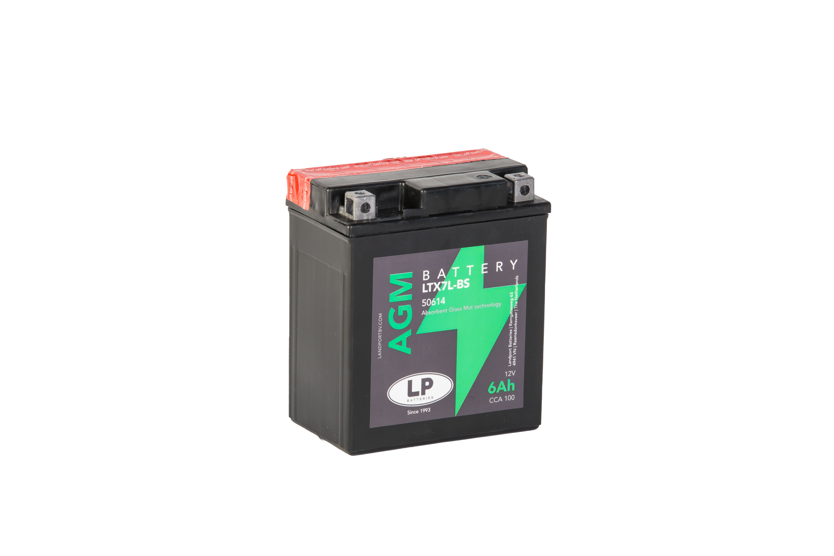 Baterie moto 6ah 100a 12v Landport Batteries MA LTX7L-BS