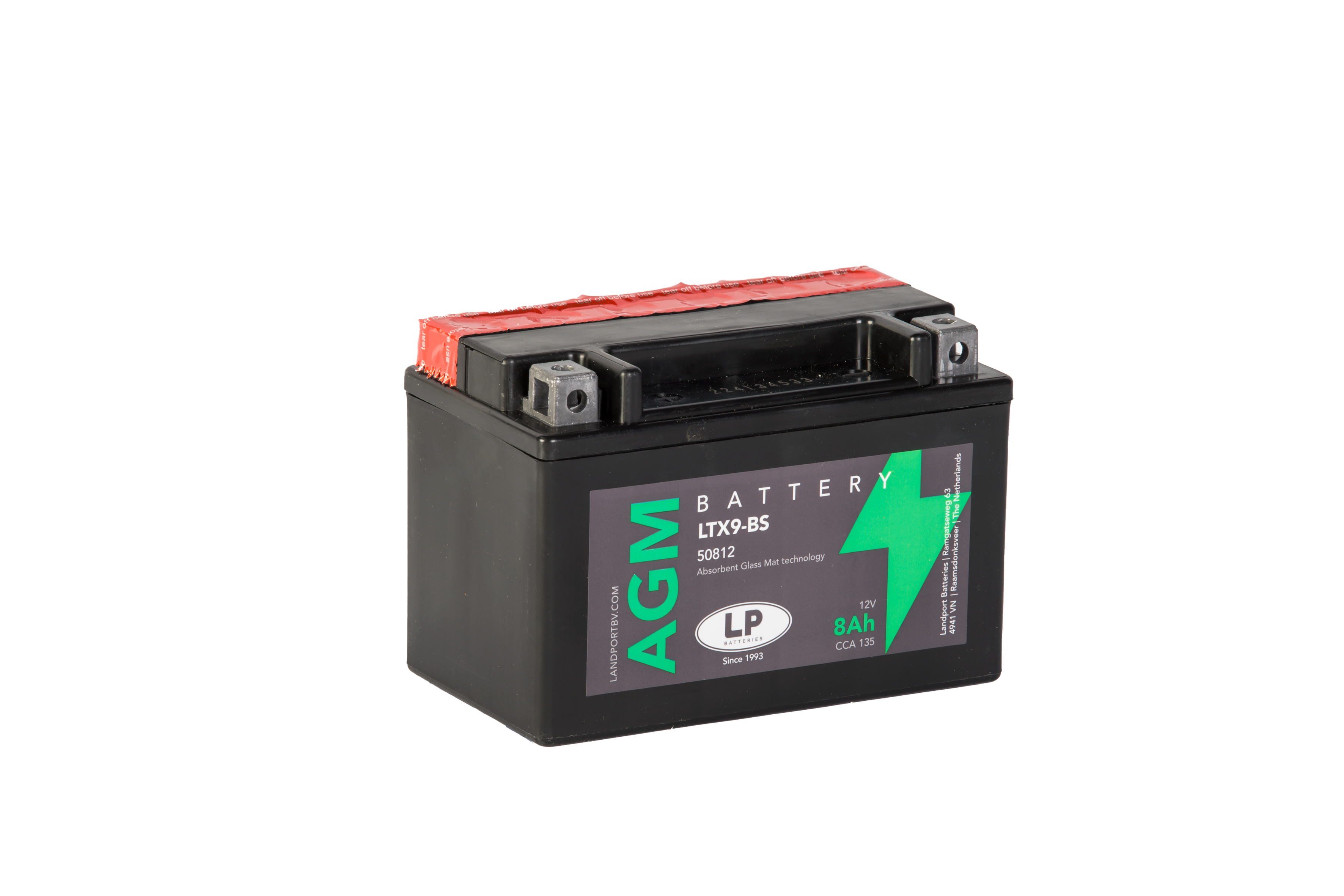 Baterie moto 8ah 110a 12v Landport Batteries MA LTX9-BS