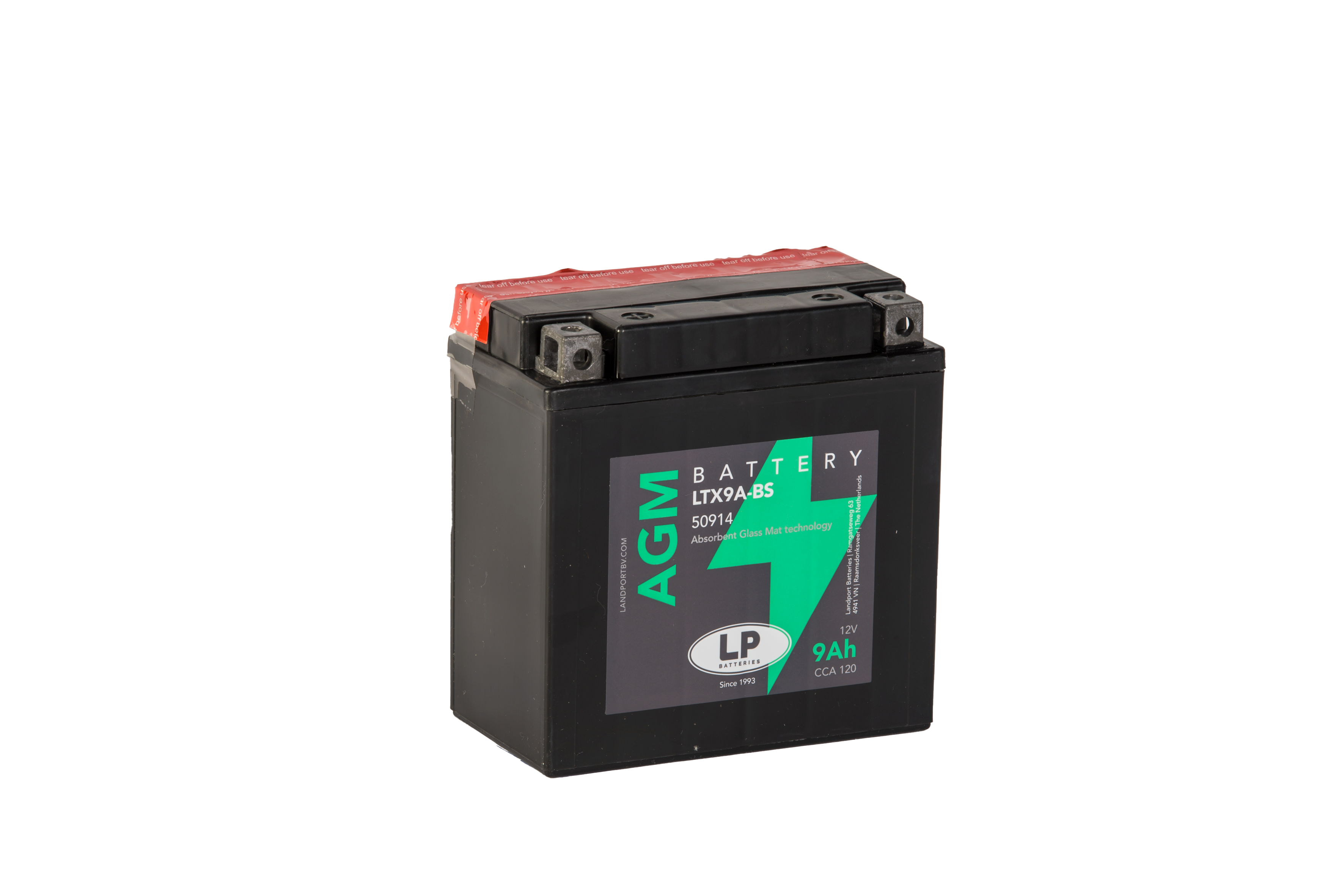 Baterie moto 9ah 140a 12v Landport Batteries MA LTX9A-BS