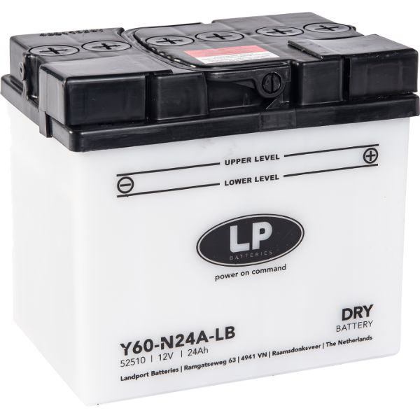 Baterie moto 24ah 260a 12v Landport Batteries MB L60-N24A-LB