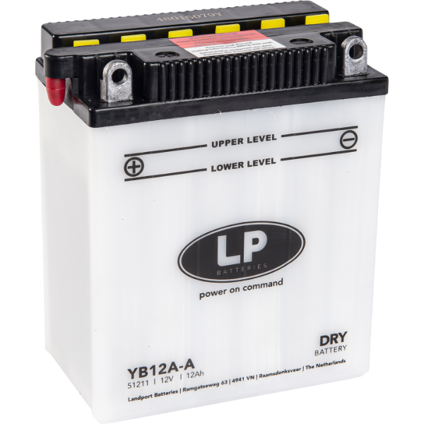 Baterie moto 12ah 160a 12v Landport Batteries MB LB12A-A