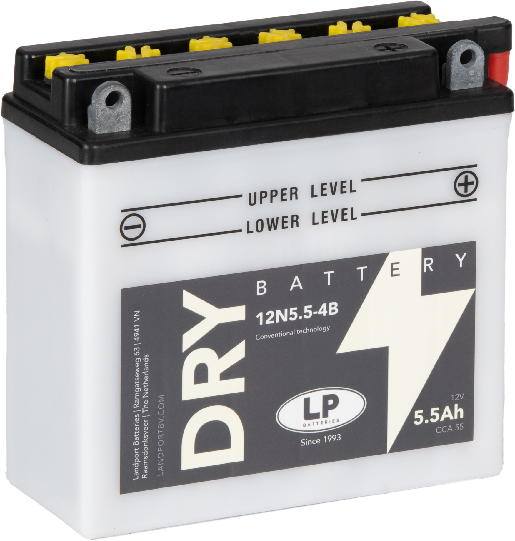 Baterie moto 5,5ah 55a 12v Landport Batteries MD 12N5,5-4B