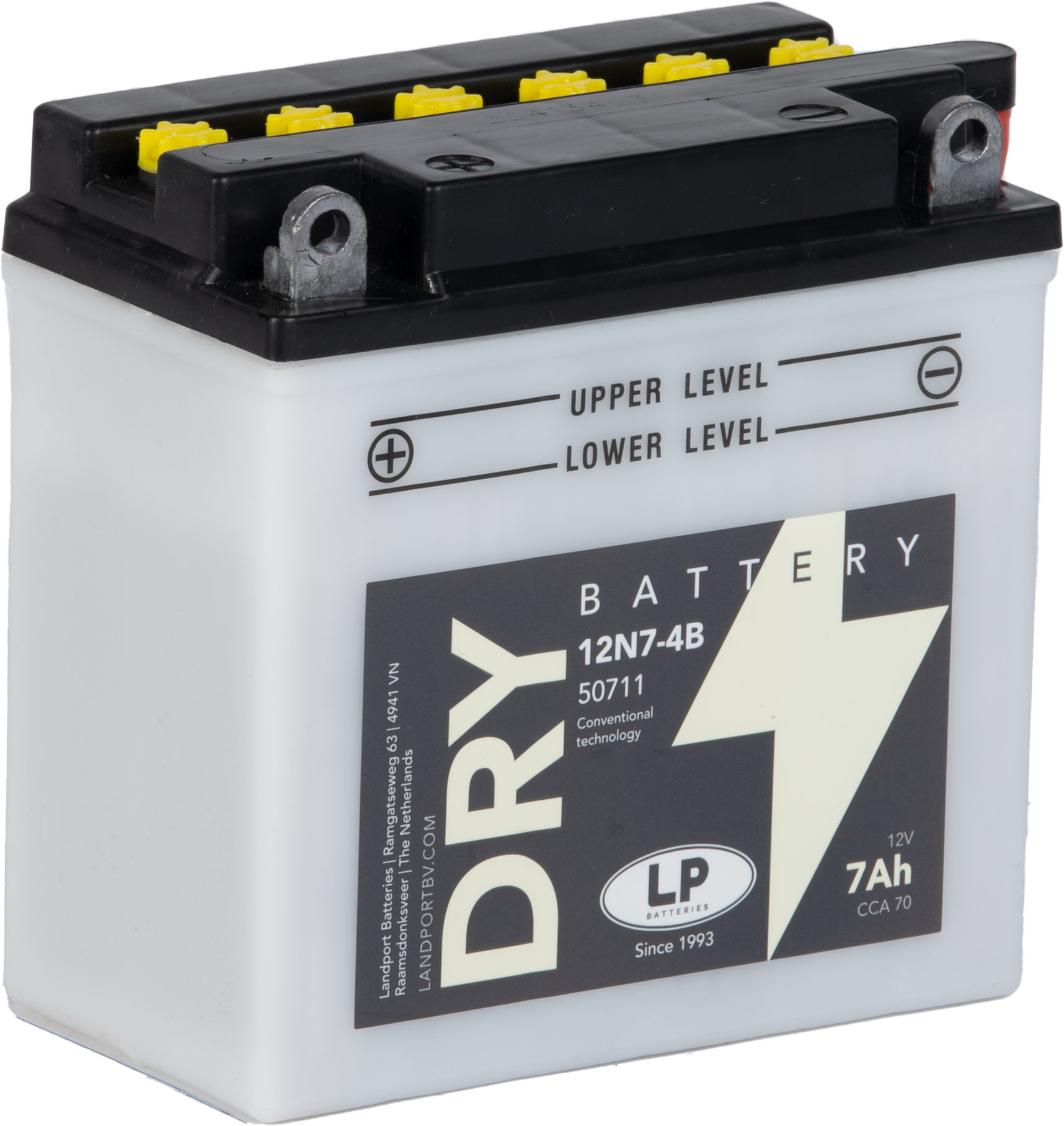 Baterie moto 7ah 70a 12v Landport Batteries MD 12N7-4B