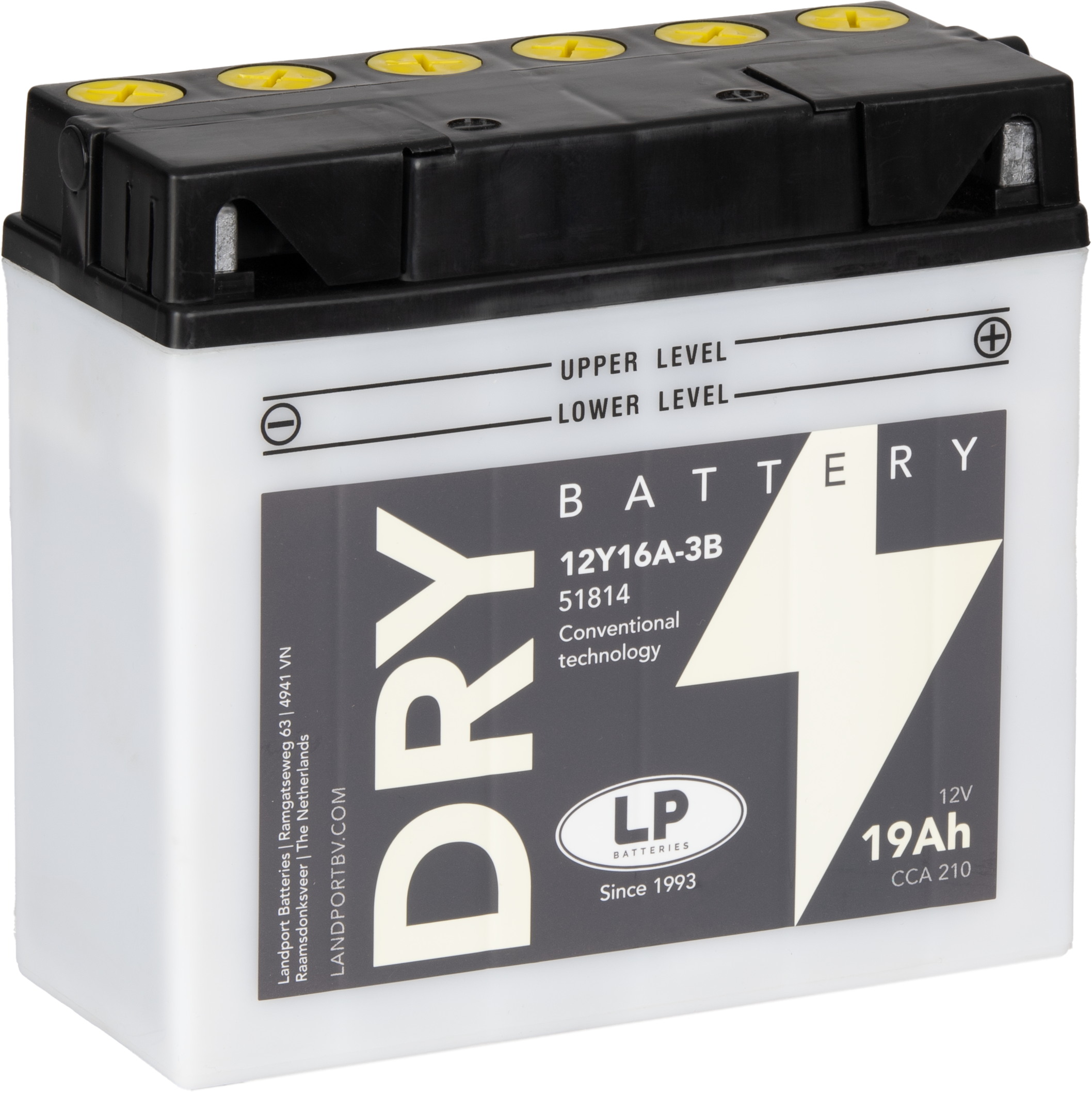 Baterie moto 19ah 240a 12v Landport Batteries MD 12Y16A-3B