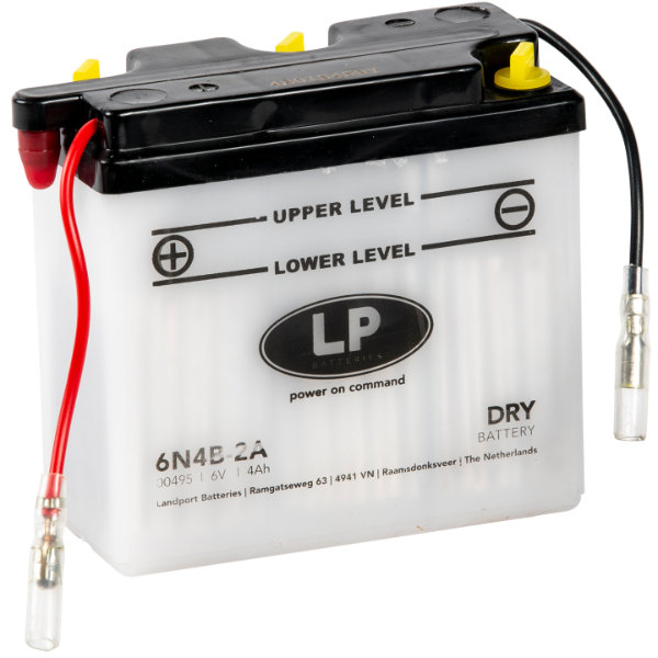 Baterie moto 4ah 10a 6v Landport Batteries MD 6N4B-2A