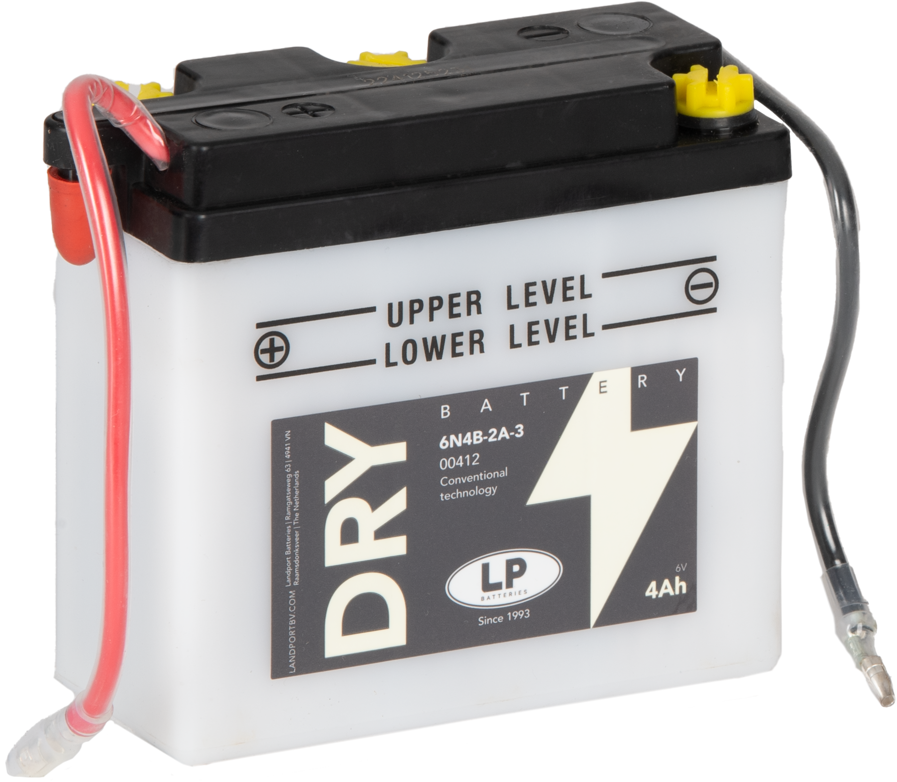 Baterie moto 4ah 10a 6v Landport Batteries MD 6N4B-2A-3