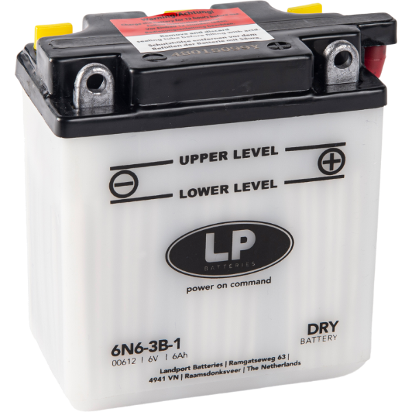 Baterie moto 6ah 30a 6v Landport Batteries MD 6N6-3B-1