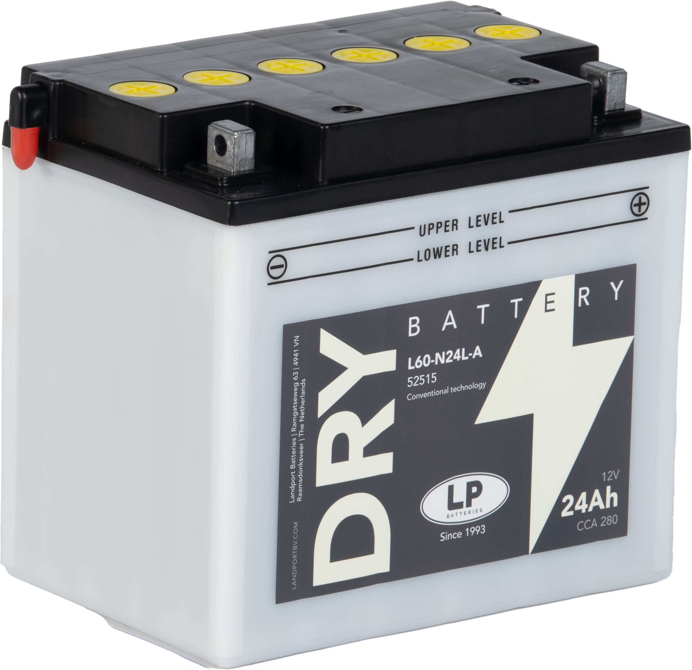 Baterie moto 24ah 260a 12v Landport Batteries MD L60-N24L-A