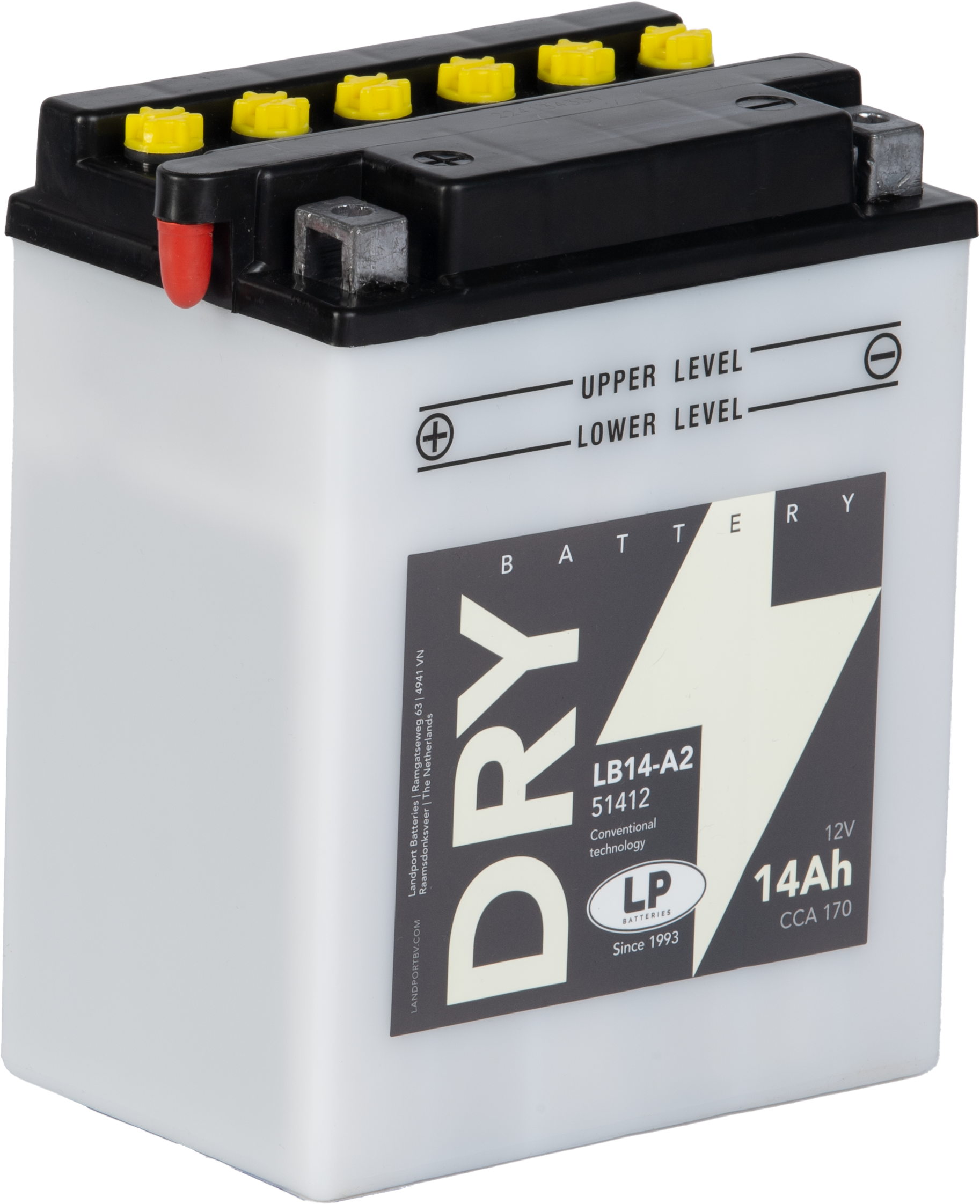Baterie moto 14ah 180a 12v Landport Batteries MD LB14-A2
