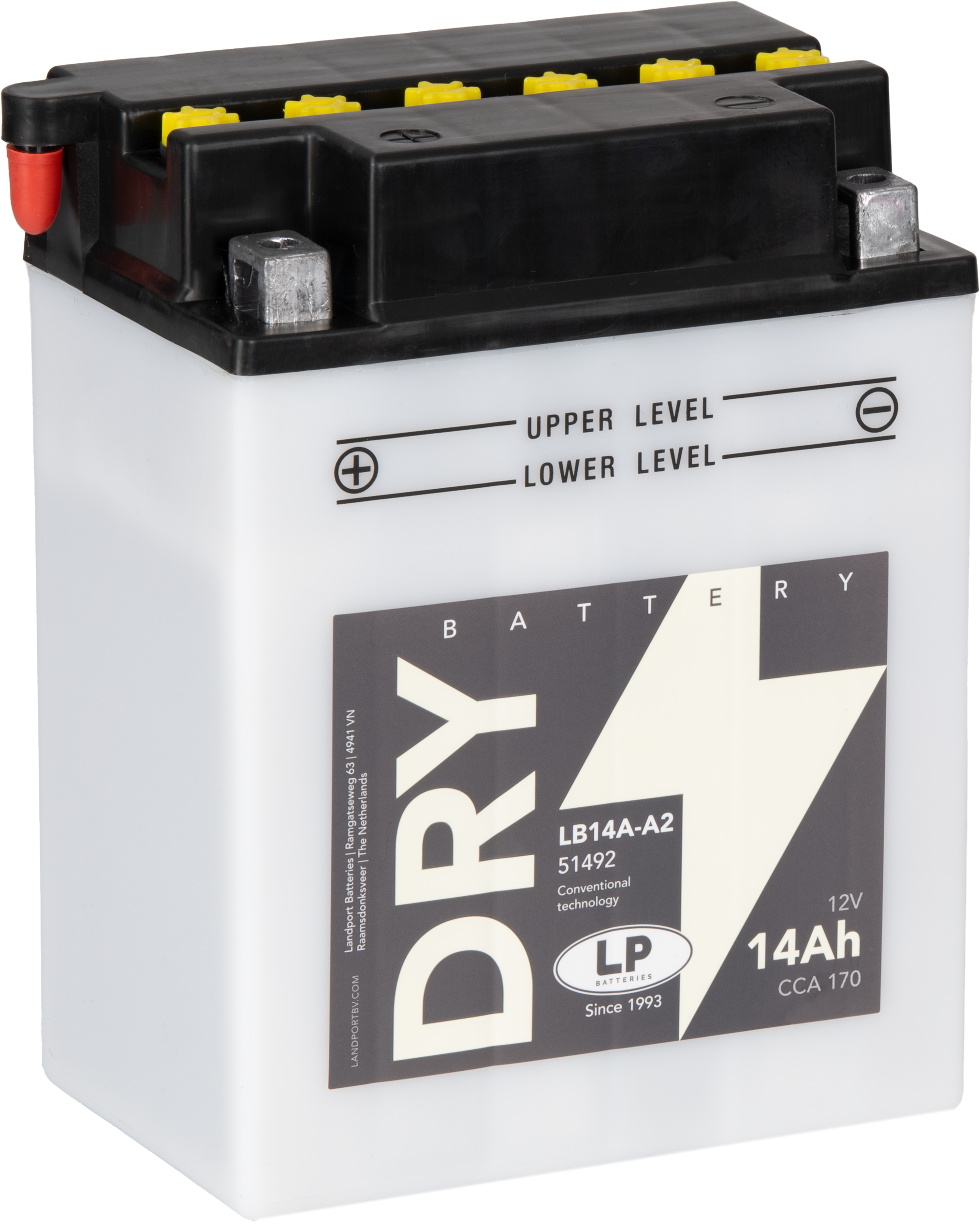 Baterie moto 14ah 180a 12v Landport Batteries MD LB14A-A2