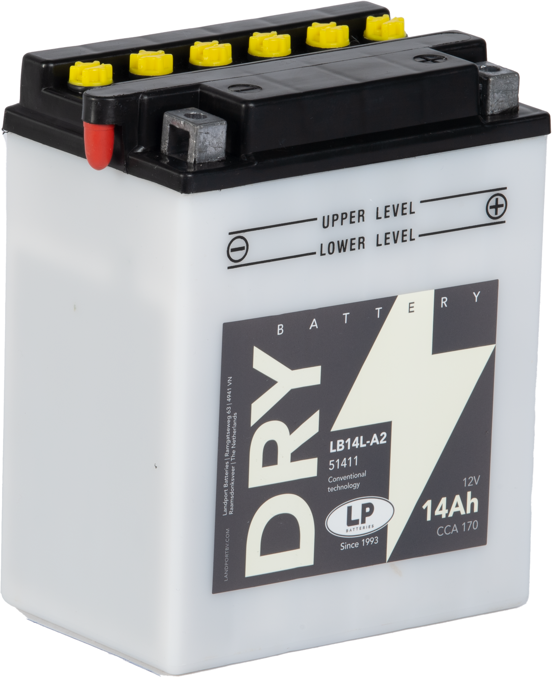 Baterie moto 14ah 180a 12v Landport Batteries MD LB14L-A2