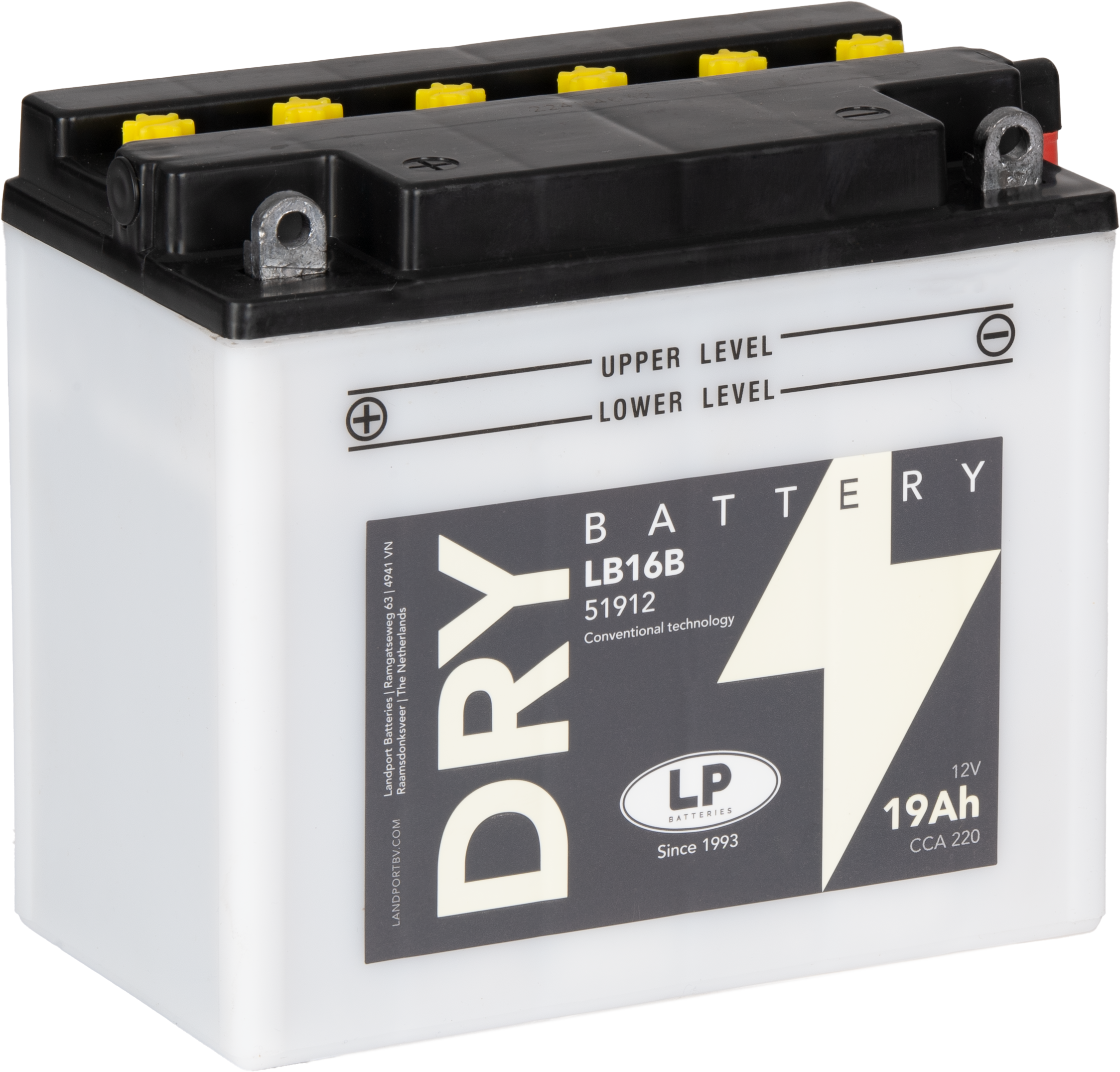 Baterie moto 19ah 240a 12v Landport Batteries MD LB16B