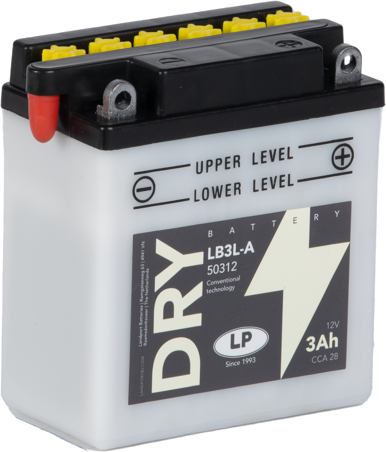 Baterie moto 3ah 30a 12v Landport Batteries MD LB3L-A