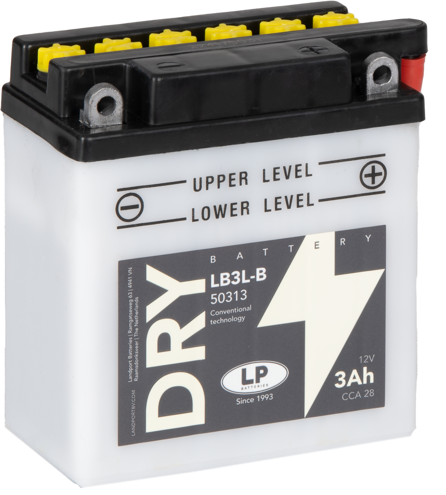 Baterie moto 3ah 30a 12v Landport Batteries MD LB3L-B