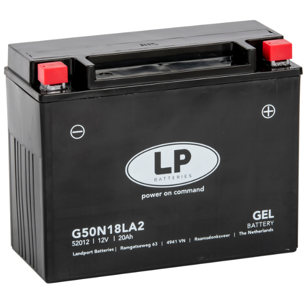 Baterie moto 22ah 300a 12v Landport Batteries MG L50N18LA2