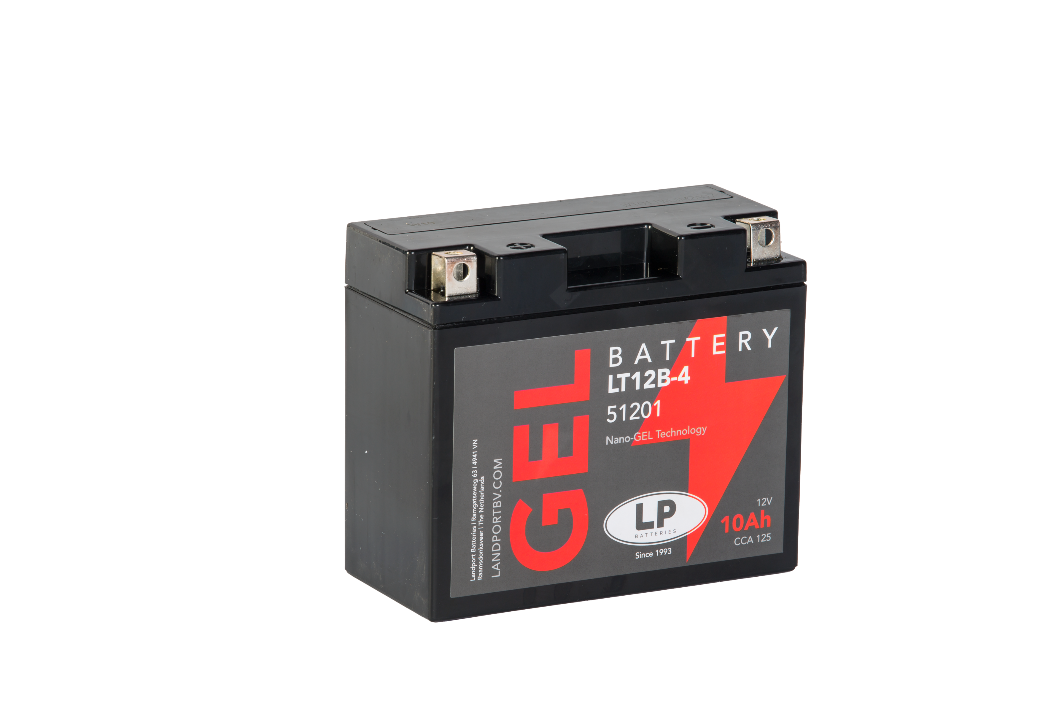Baterie moto 10ah 150a 12v Landport Batteries MG LT12B-4