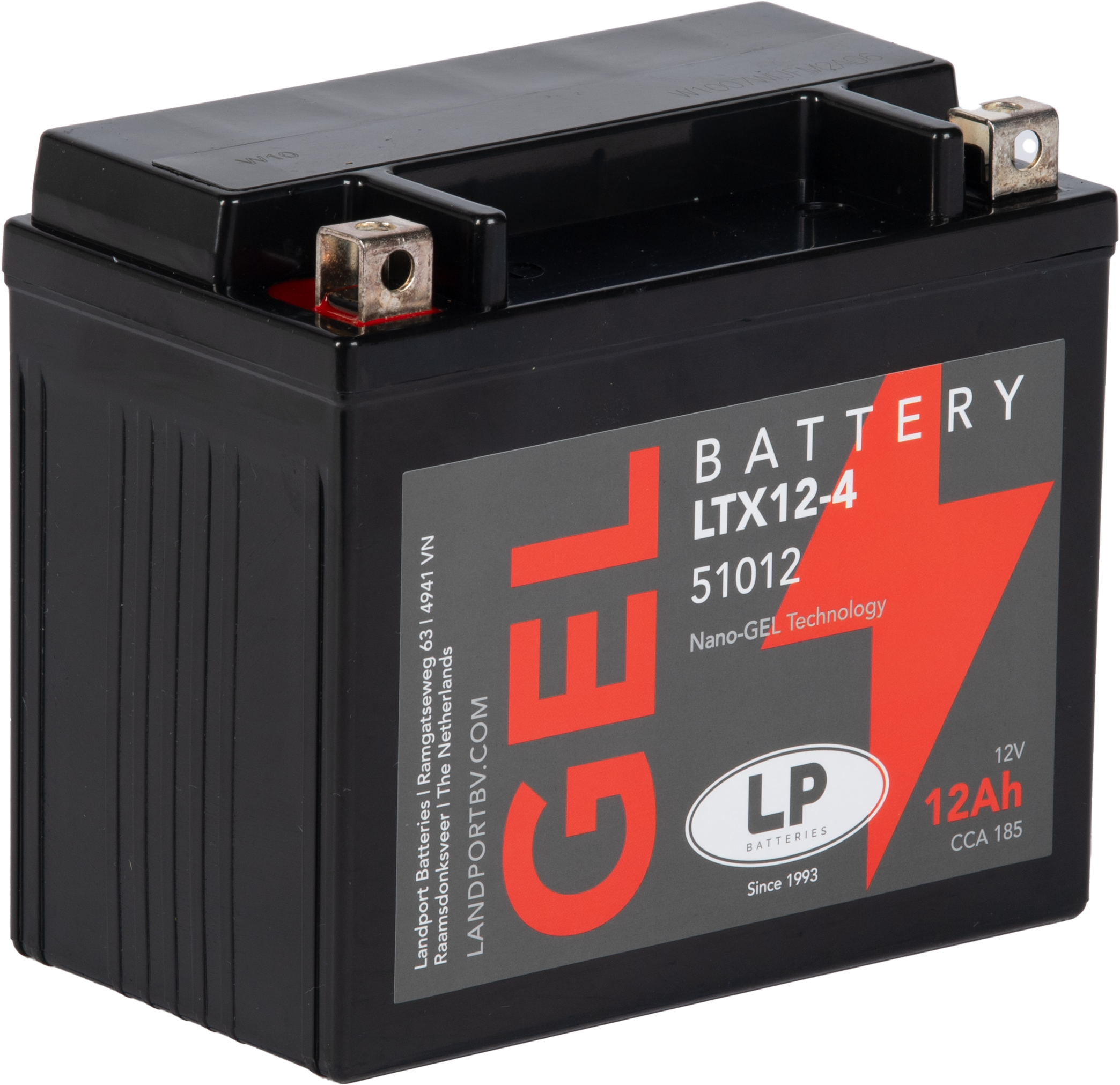 Baterie moto 10ah 160a 12v Landport Batteries MG LTX12-4