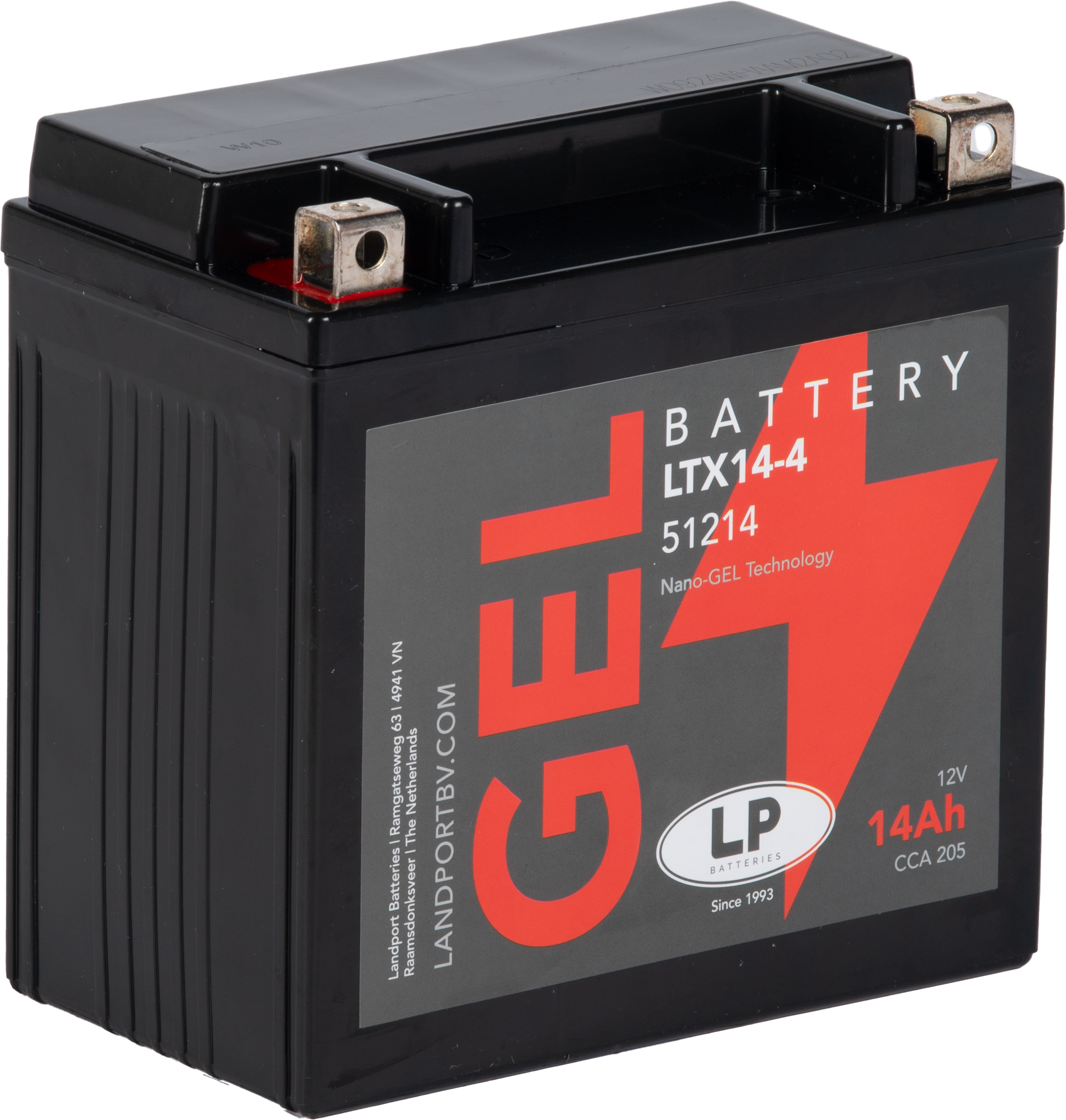 Baterie moto 12ah 180a 12v Landport Batteries MG LTX14-4